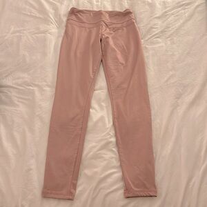 Forever21 blush pink spandex leggings, size small